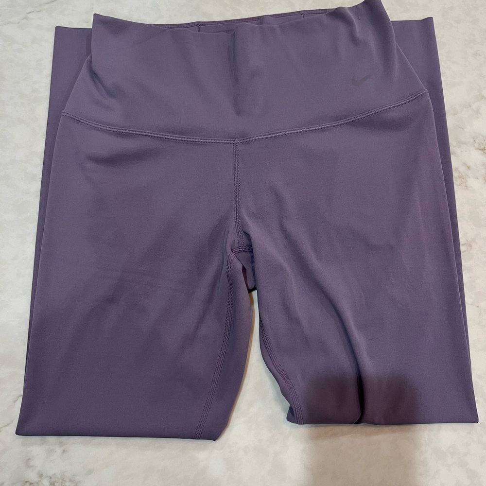 Nike Women's Zenvy Gentle-Support High-Waisted 7/8 Leggings (Dusty Amethyst)
